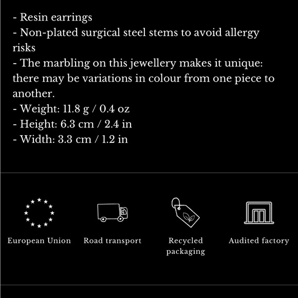 Sezane earrings NWT - Picture 4 of 6